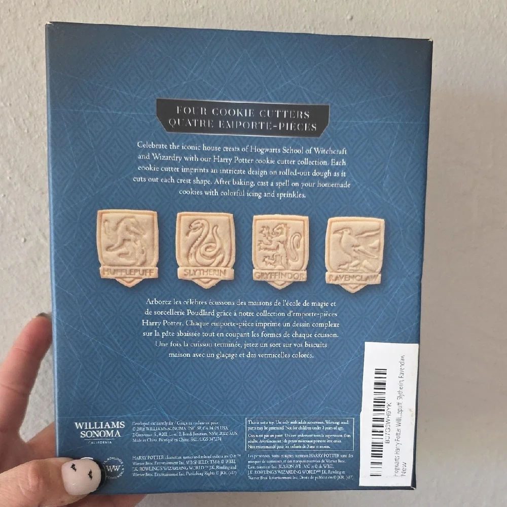 Harry Potter House Crest Cookie Cutters